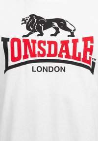 Lonsdale Marškinėliai su spaudiniu - white black red