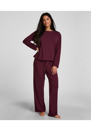 Hunkemöller, HUNKEMÖLLER ESSENTIAL JERSEY PANTS - Pyjama bottoms - purple