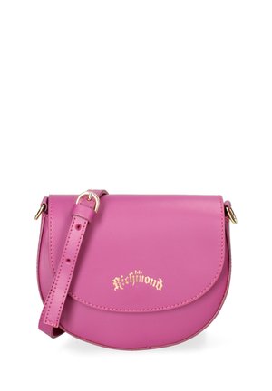 John Richmond Borsa a tracolla - fuchsia and gold
