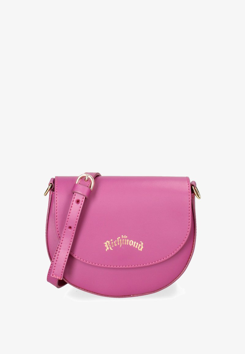 John Richmond Sac bandoulière - fuchsia and gold
