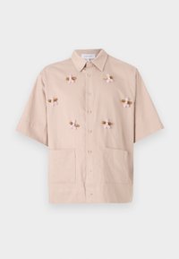 GLEN BEADED BOXY SHIRT UNISEX - Button-down blouse - pink