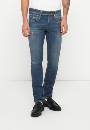 ANBASS PANTS - Slim fit jeans - dark blue