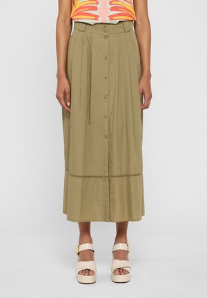 MAX&Co. ROLL - A-line skirt - khaki