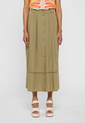 ROLL - A-line skirt - khaki