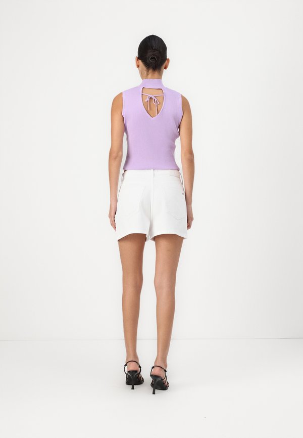 MINI FLARE - Denim shorts3