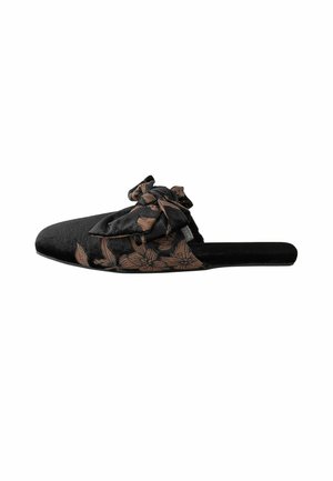 REGULAR FIT   - Mules - black floral