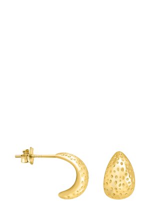 STRUCTURED DROP - Orecchini - gold-coloured