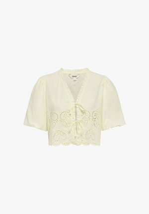 ONLY, TOP ONLBRYSON TOP - Bluse - lemon icing