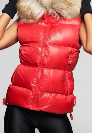 Veste sans manches - red