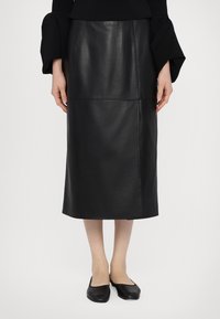 Marella BAMBINO - Leren rok - nero