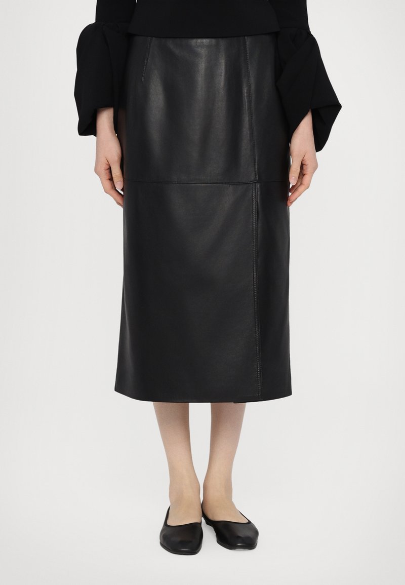 Marella BAMBINO - Leren rok - nero