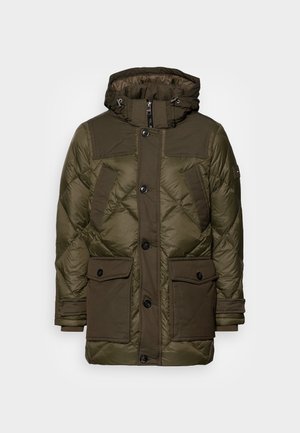 Gewatteerde jas - olive