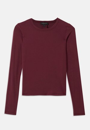 LUCA SLIM - Longsleeve - wine