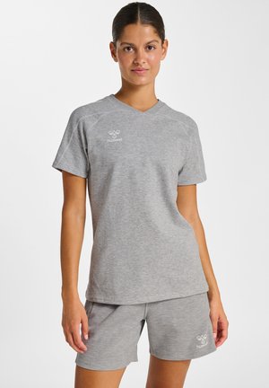 MOVE 2.0  S/S  - T-shirts print - grey melange