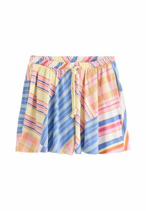 Next, REGULAR FIT - GINGHAM JERSEY SHORTS - Tracksuit bottoms - pink blue