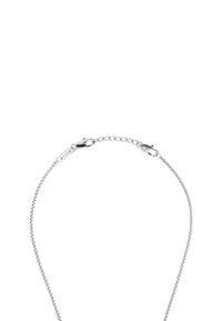 Collana in argento con un design fine e texturizzato e una chiusura sicura. Presenta un profilo sottile e link sottili in tutta la lunghezza.