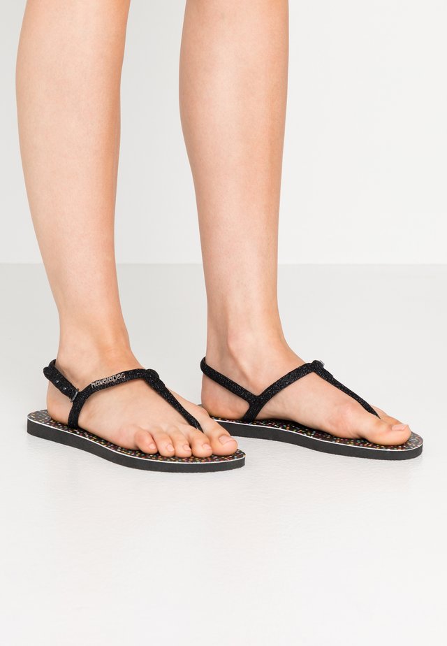 TWIST CARNAVAL - Teenslippers - black