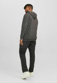 Jack & Jones Hoodie - dark grey melange