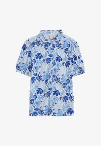 Kijelölve, blue cut out seaweed chalk