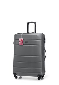 WITTCHEN LARGE SUITCASE WITH LUGGAGE TAG FROM ABS - Trolley - grey