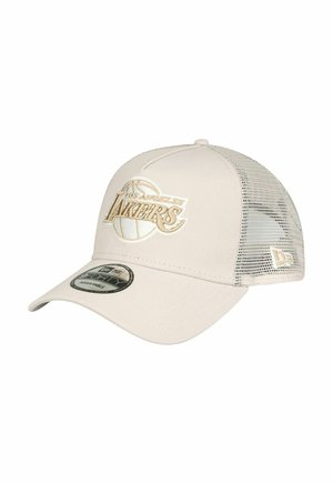 New Era AFRAME TRUCKER   LOS ANGELES LAKERS - Cappellino - grey