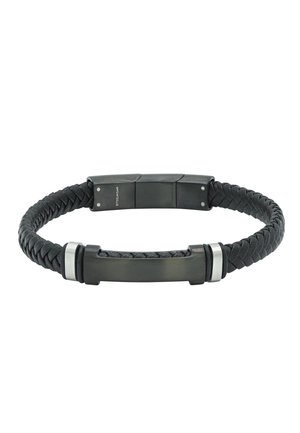 LONDON - Bracelet - schwarz silberfarben