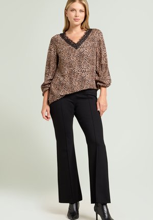 CON STAMPA ANIMALI - Blouse - marrone