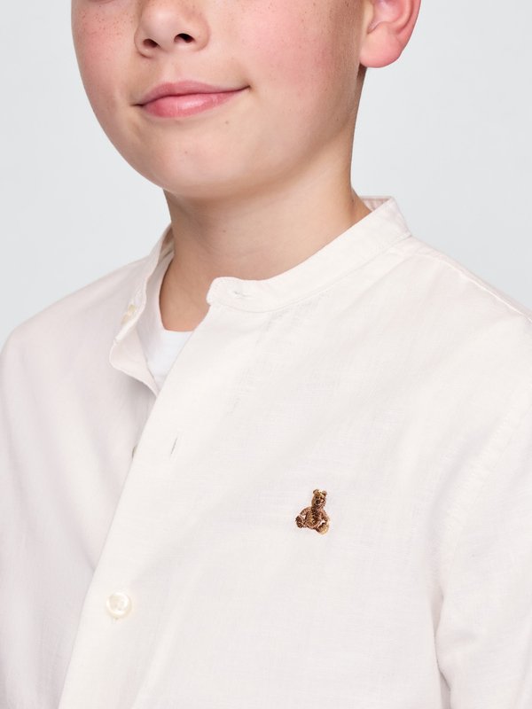 BAND COLLAR BOYS - Shirt2