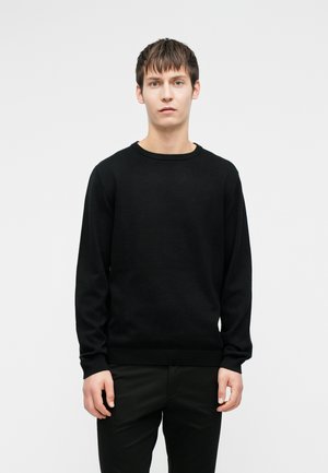 Jack & Jones JJEBASIC CREW NECK - Trui - black