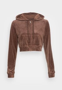 Camisola com fecho - brown