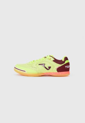TOP FLEX - Chaussures de football en salle - fluor yellow/purple