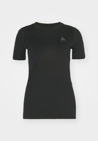 CREW NECK - T-shirt de sport - black