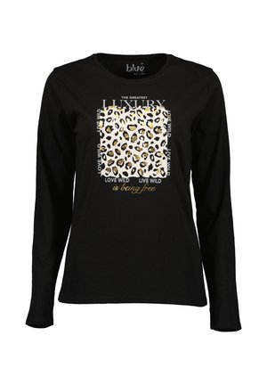 Top s dlouhým rukávem - schwarz