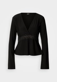 Long sleeved top - black