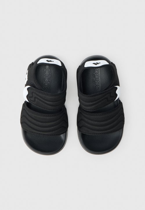 adidas ADILETTE UNISEX - Chanclas de baño - core black/white — foto 4