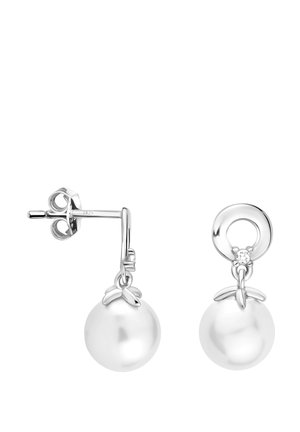 CIRCLE PEARL - Øreringe - silver coloured