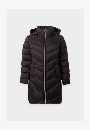 MICHAEL Michael Kors, HOODED LONGLINE CHEVRON - Manteau d'hiver - chocolate