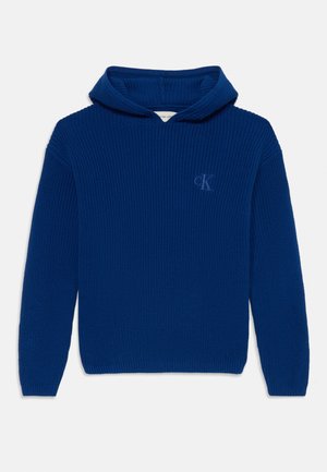 Calvin Klein Jeans HOODIE - Hoodie - bold blue