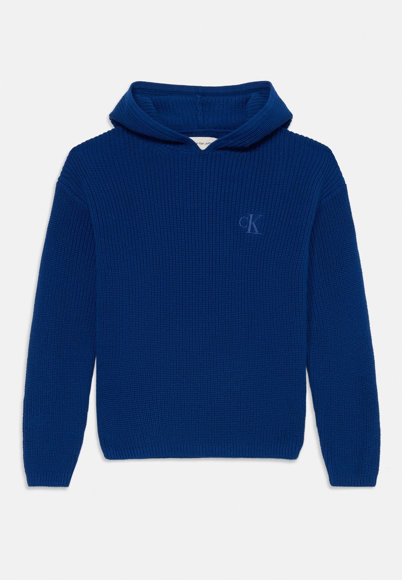 Calvin Klein Jeans HOODIE - Luvtröja - bold blue