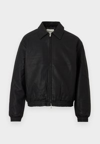 CLAES JACKET - Kunstlederjacke - black