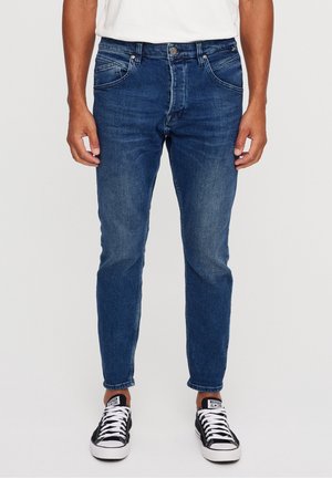 Slim fit -farkut - dark-blue denim