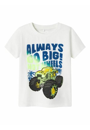 Print T-shirt - cloud dancer