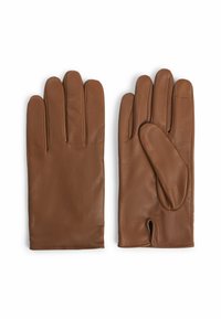 BOSS Fingervantar - brown zer