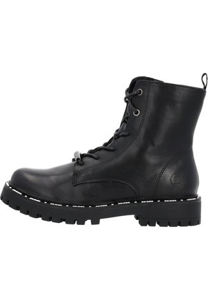 SIDEROS - Lace-up ankle boots - black palado herz