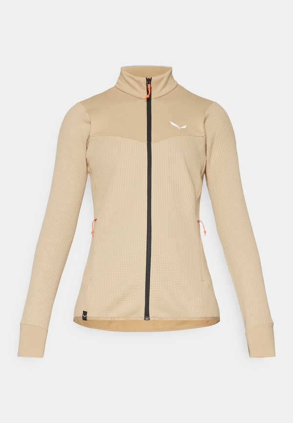 PUEZ WAFFLE JACKET - Zip-up sweatshirt - quicksand2