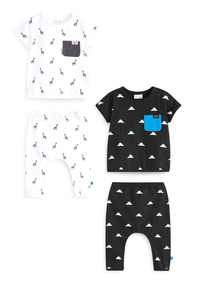 Next T-shirt print zwart