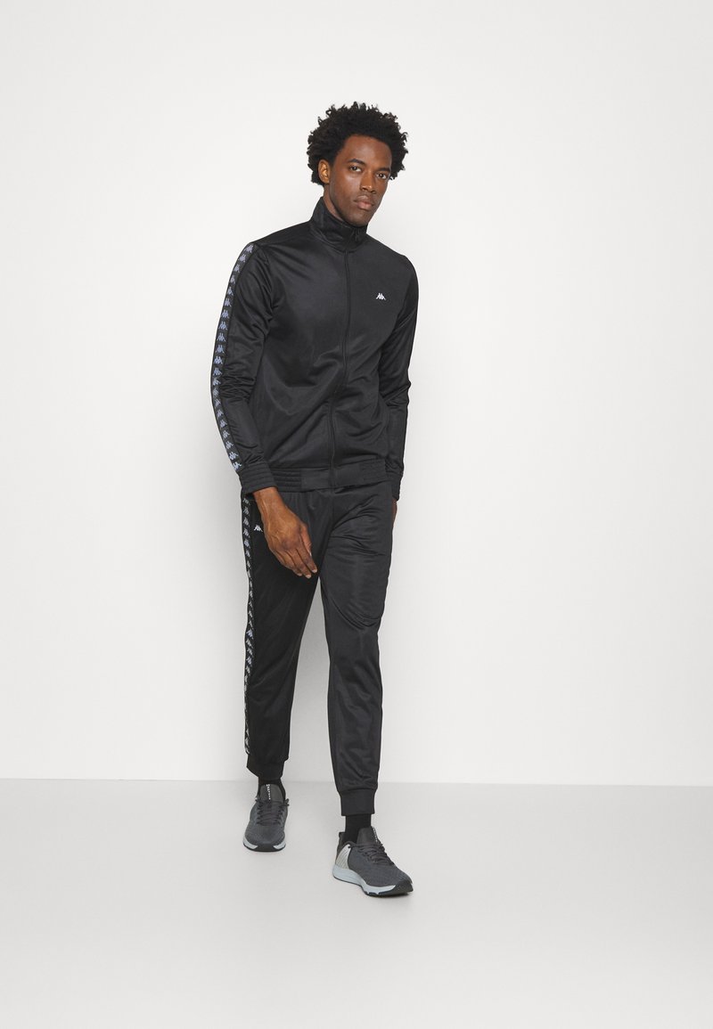 Kappa TRACKSUIT Tracksuit caviar/black Zalando.co.uk