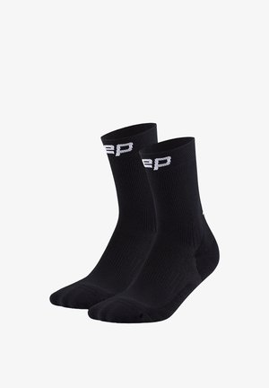 CEP, 2ER-PACK RUN COMPRESSION MID CUT 5.0 - Sokken - black