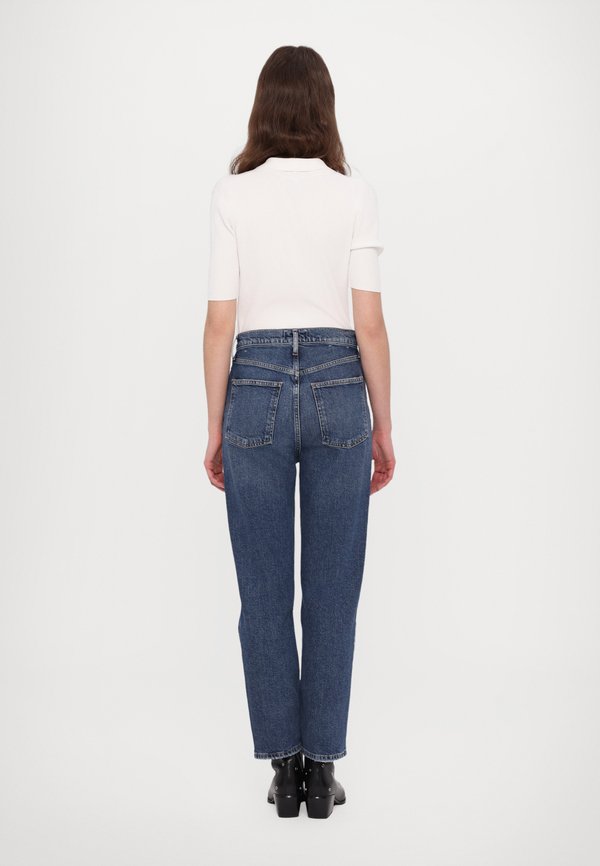 90S PINCH WAIST CROP - Straight leg jeans - solace2