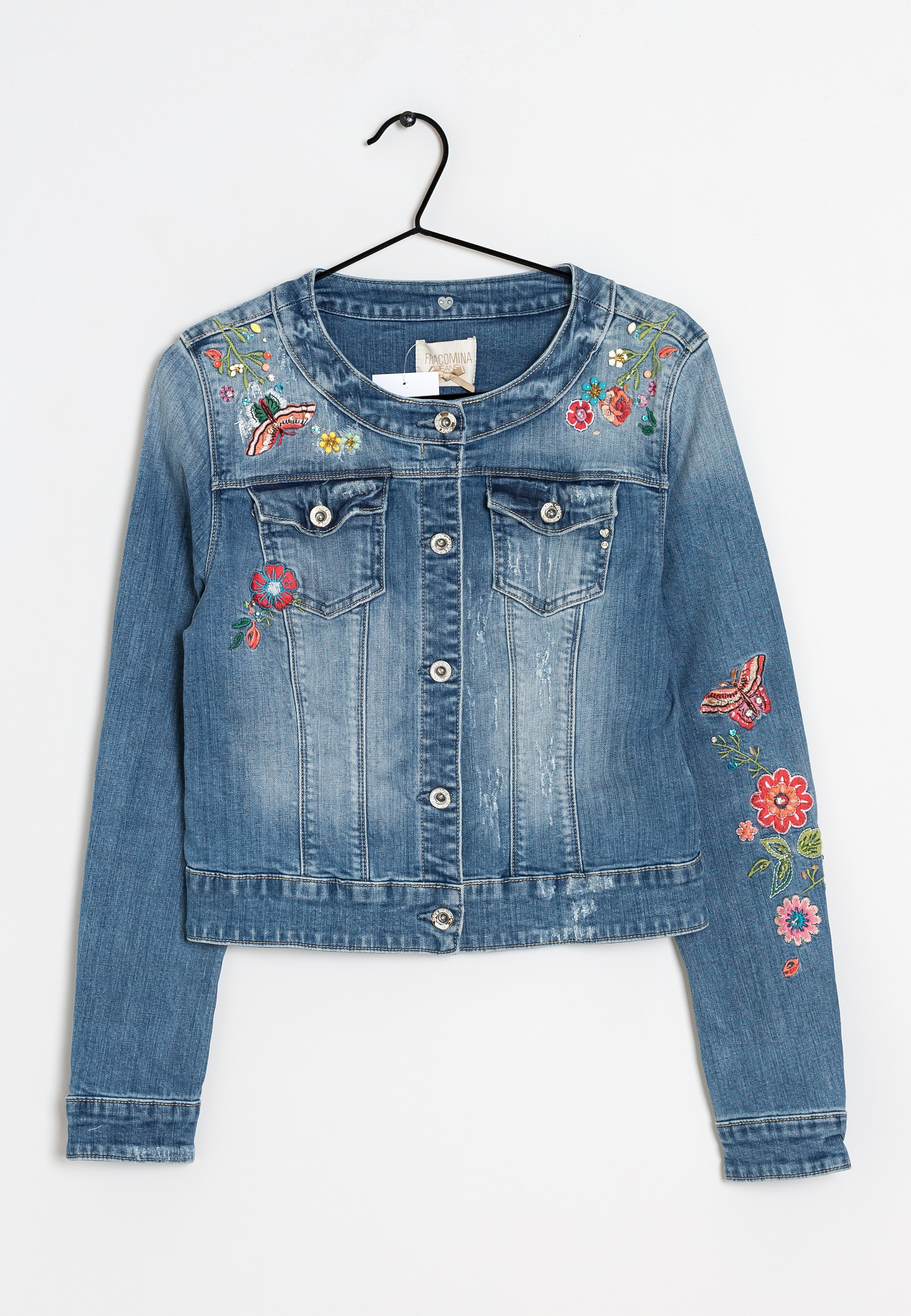 Fracomina Giacca di jeans - multi-colored/multicolore - Zalando.it